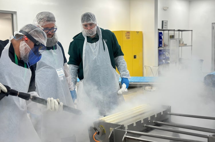 Dry cleaning breakout session at inauguratory Sanitation Essentials Training at CFS Institute North America