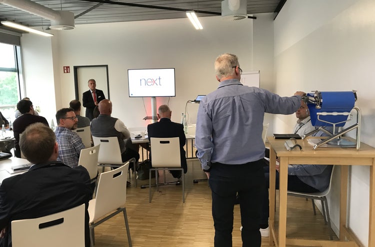 People in classroom setting