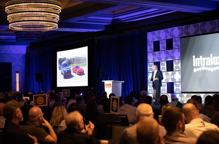 Darin Zehr presenting at the NEXT 2023 CFS Forum on Designing for Greatness