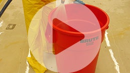 Trash bins often go uncleaned; remember to sanitize them whenever you take out the trash.