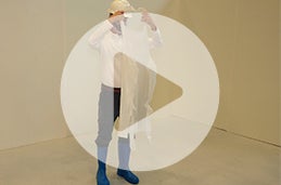 Follow correct GMP donning procedure to eliminate contamination risk.