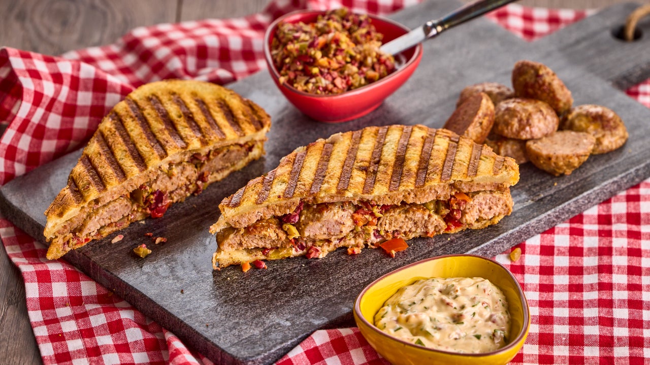 Abruzzese Meatball Panini