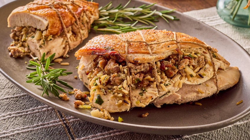Sausage-Stuffed Turkey Breast