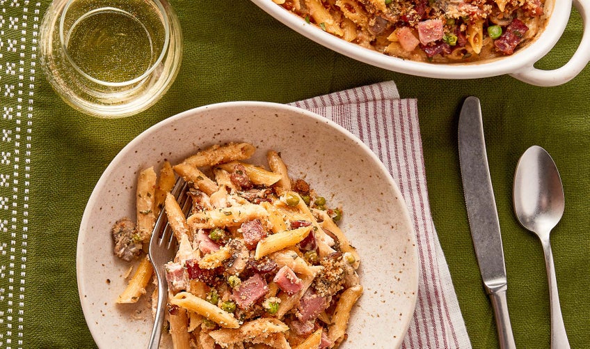 Baked Penne with Hickory Smoked Ham