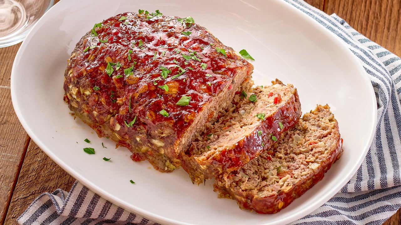 Italian Meatloaf with Balsamic Tomato Glaze