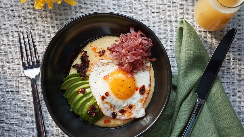 Italian Polenta with Eggs