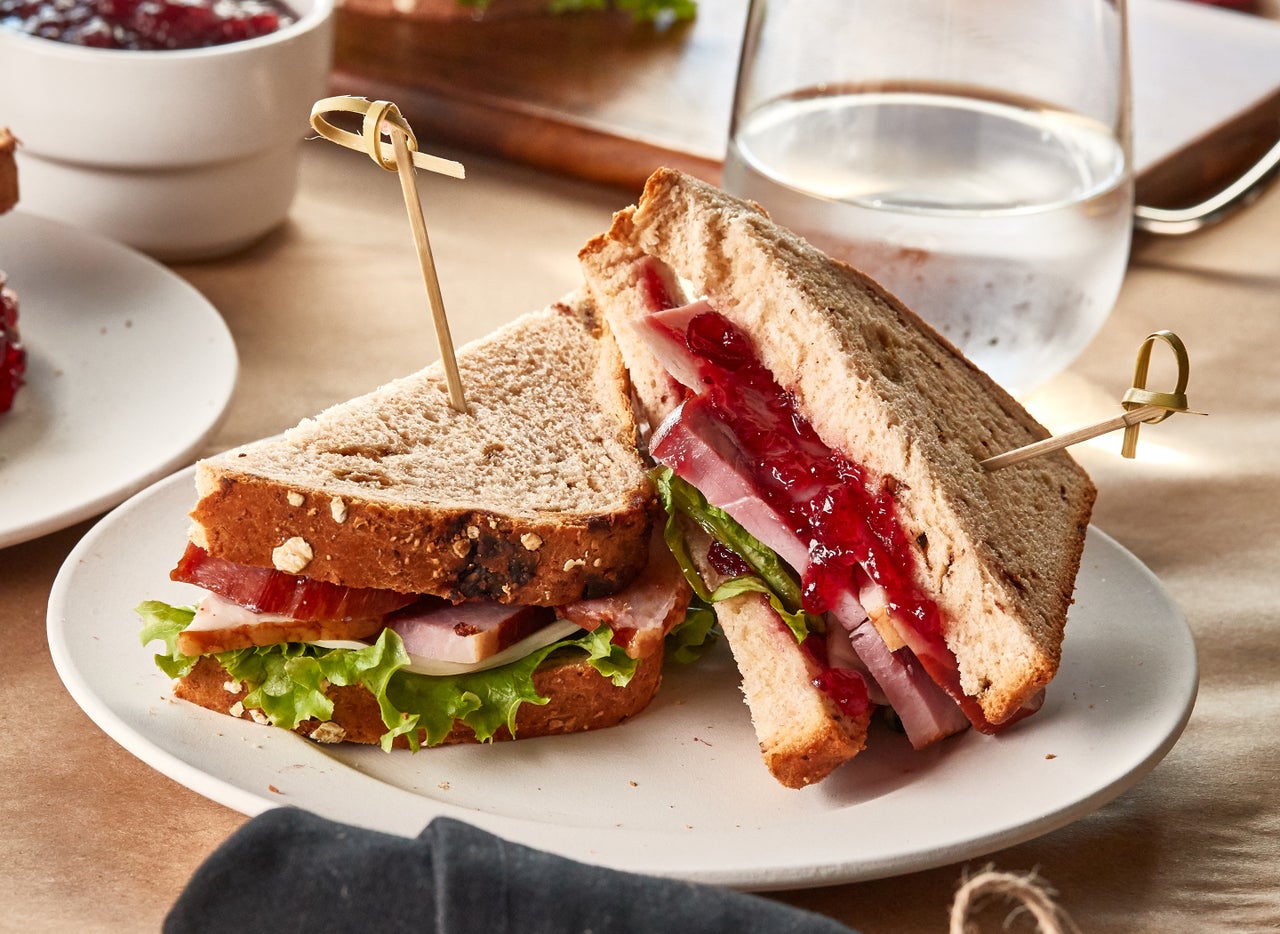 Country Italian Ham & Cheese with Cranberry Sauce