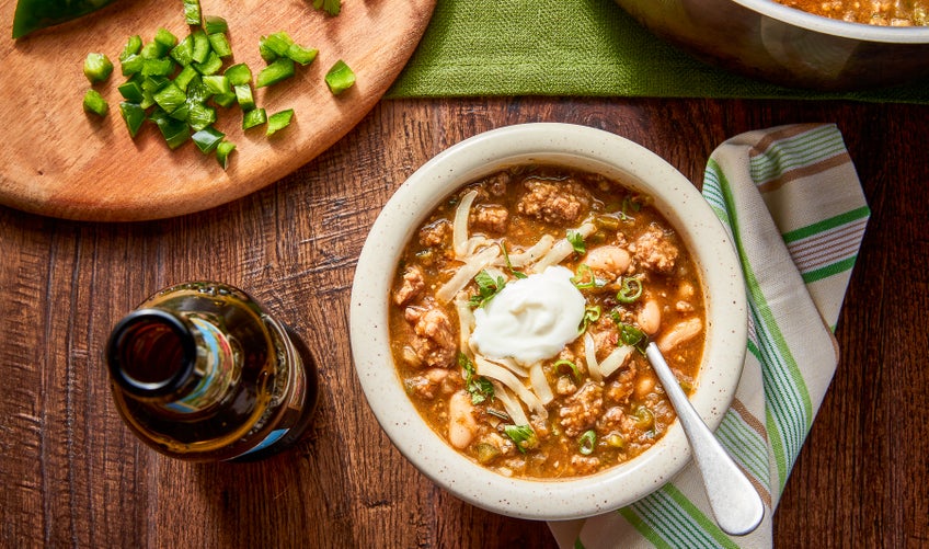 Hot Sicilian Sausage Chili