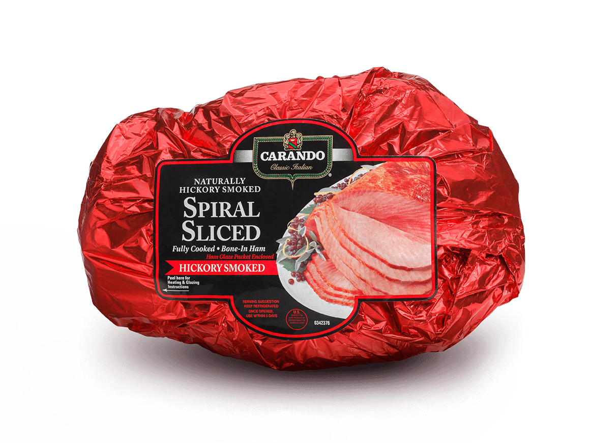 Hickory Smoked Spiral Sliced Bone-In Ham - Half