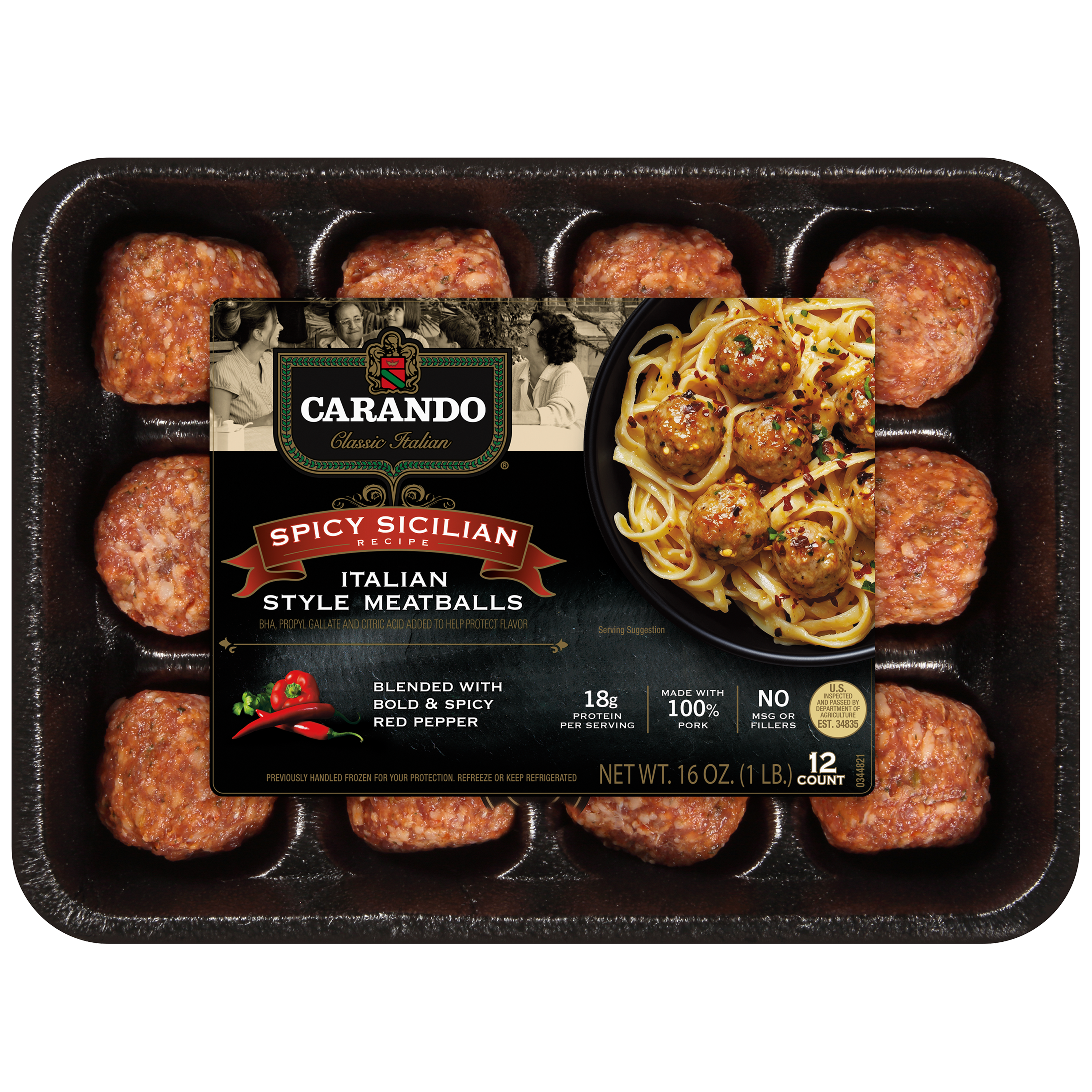 Spicy Sicilian Italian Style Meatballs