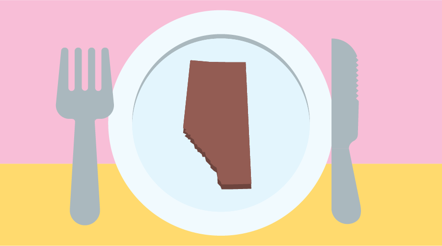 A plate with a dessert on it