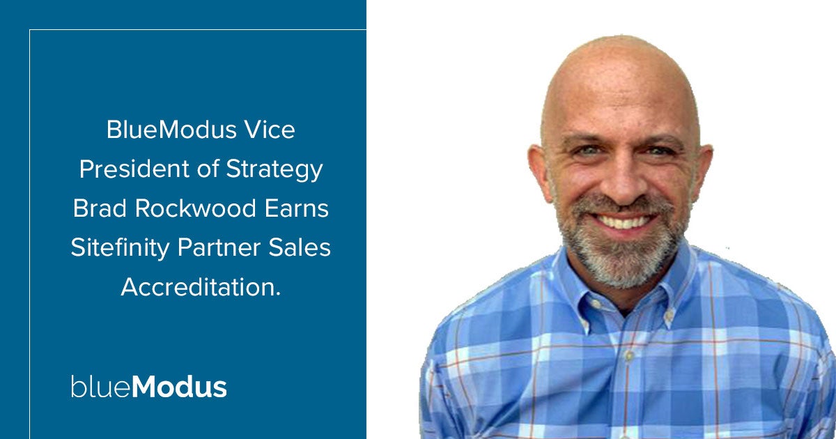 Brad Rockwood Earns Sitefinity Partner Sales Accreditation