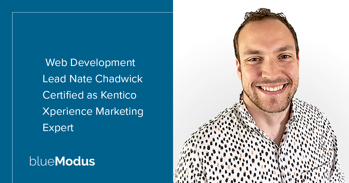 Nate Chadwick Earns Second Kentico Xperience Certification 