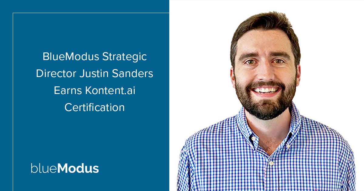 Justin Sanders Adds Kontent.ai Certification