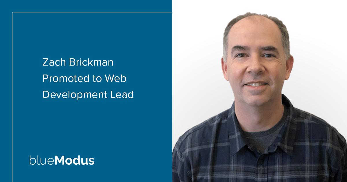 Zach Brickman Promoted to Web Development Lead