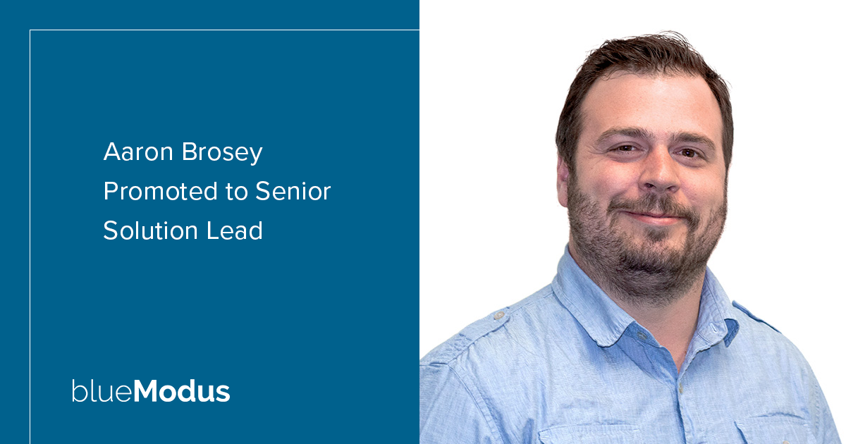 Aaron Brosey Promoted to Senior Solution Lead 