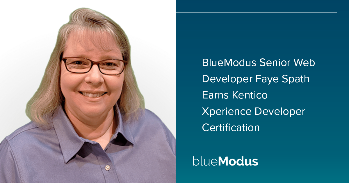 Faye Spath Earns Developer Certification for Kentico Xperience 