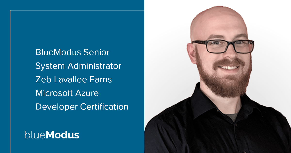 Zeb Lavallee Earns Microsoft Azure Developer Associate Certification