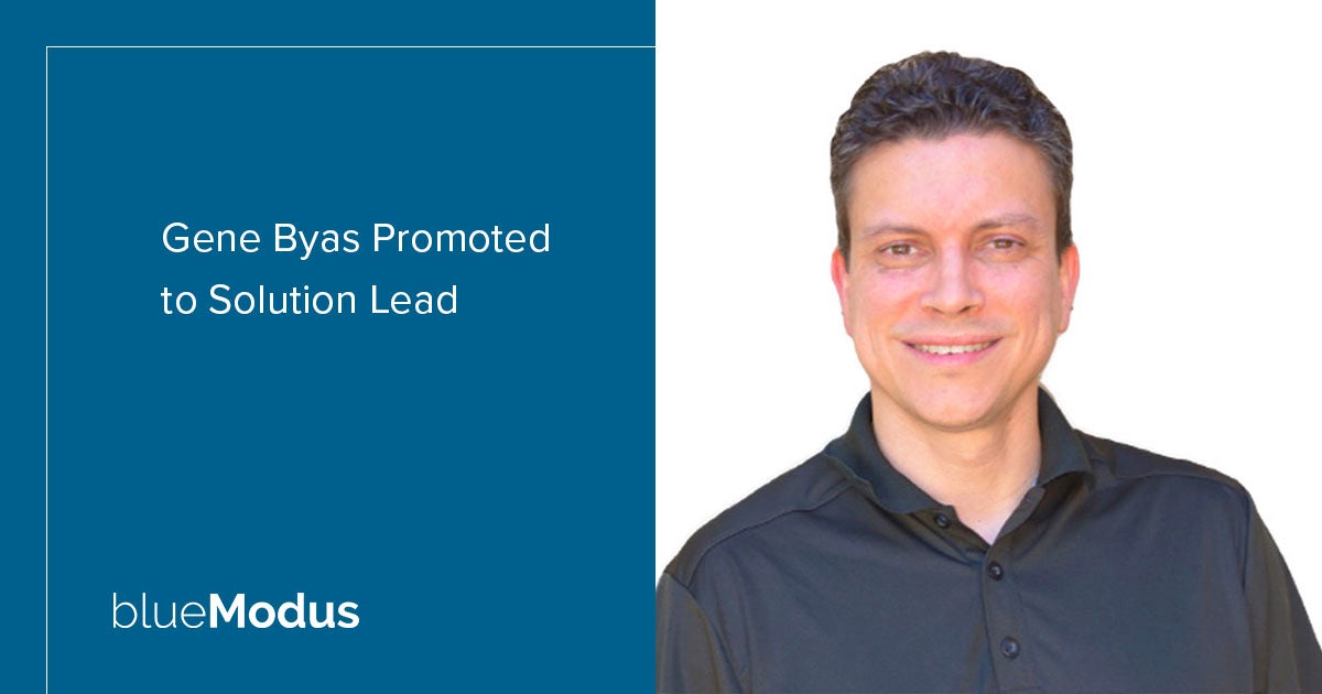 Gene Byas Promoted to Solution Lead