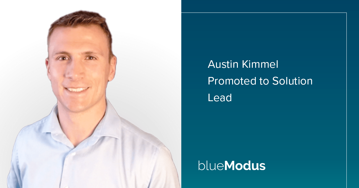 Austin Kimmel Promoted to Solution Lead 