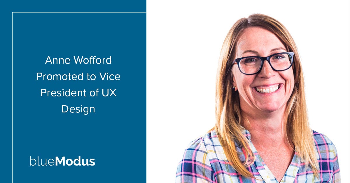 Anne Wofford Promoted to Vice President of UX Design