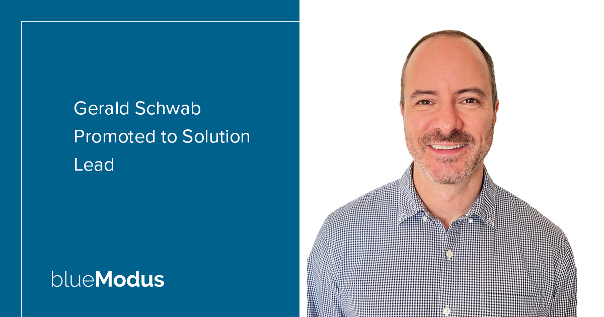 Gerald Schwab Promoted to Solution Lead 