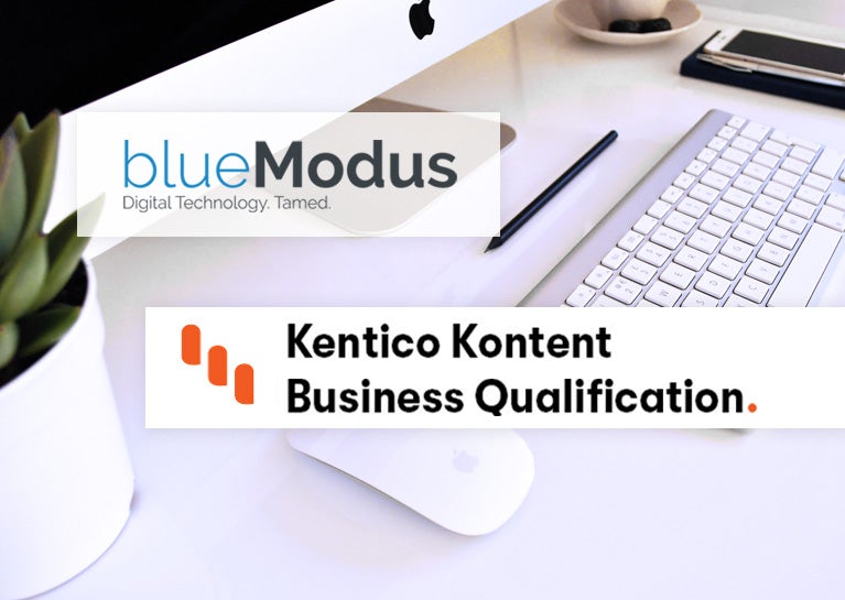 BlueModus Colleagues Earn Kentico Kontent Business Qualification