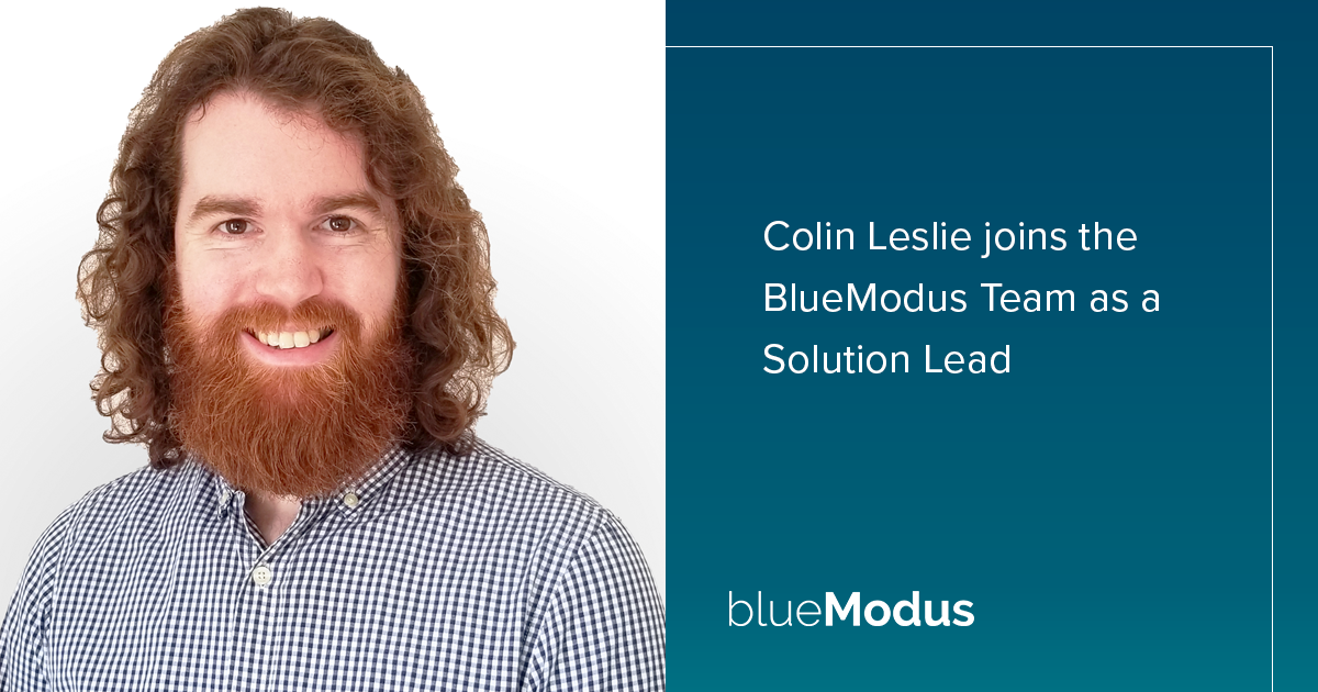 Colin Leslie Joins BlueModus Technical Team as Solution Lead