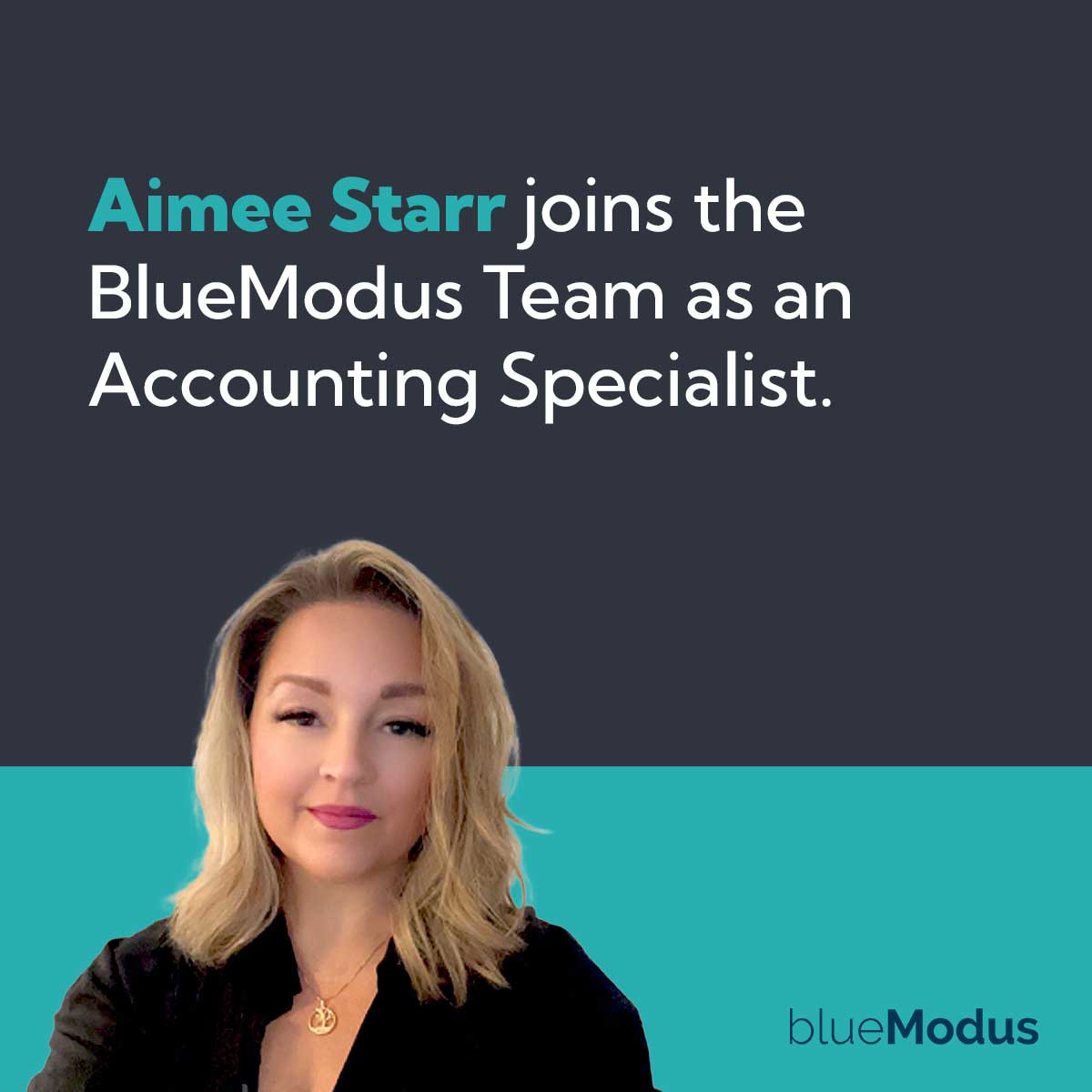 BlueModus Expands Finance Team & Welcomes Aimee Starr