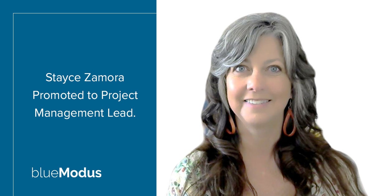 Stayce Zamora Promoted to Project Management Lead
