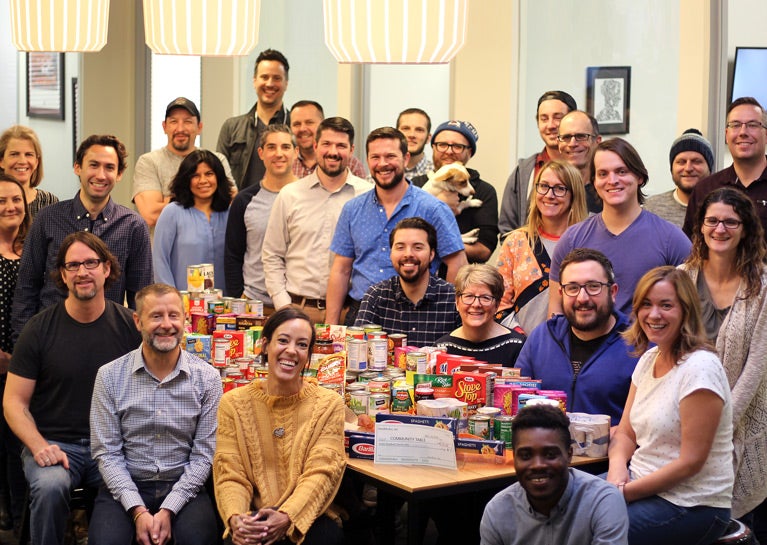 BlueModus Colleagues Come Together for Canned Food Drive
