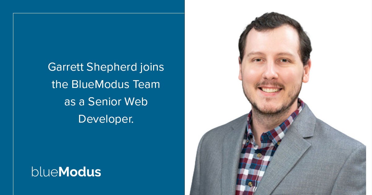 Garrett Shepherd Joins BlueModus Development Team