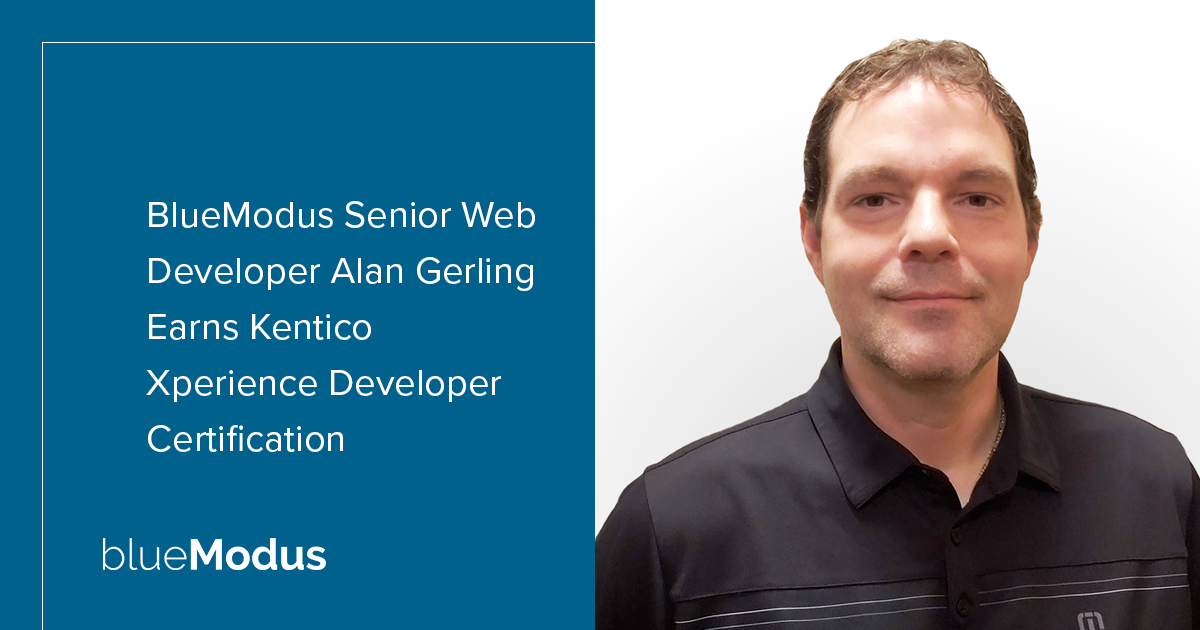 Alan Gerling Earns Developer Certification for Kentico Xperience 