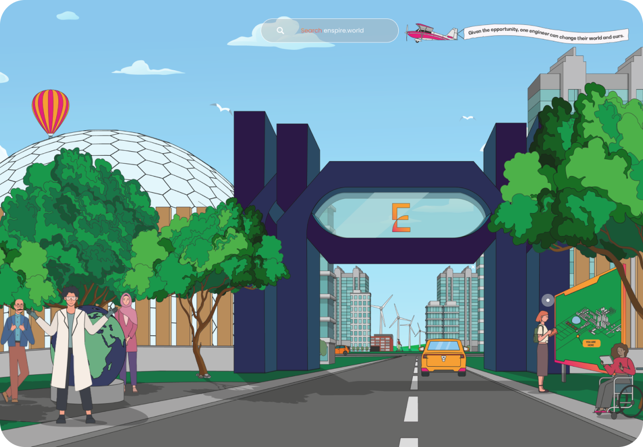 Enspire City home page