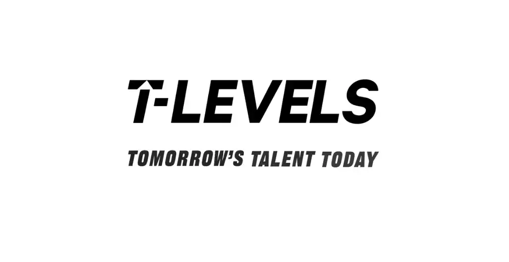 Cover image of video with the text - T-Levels Tomorrow's Talent Today