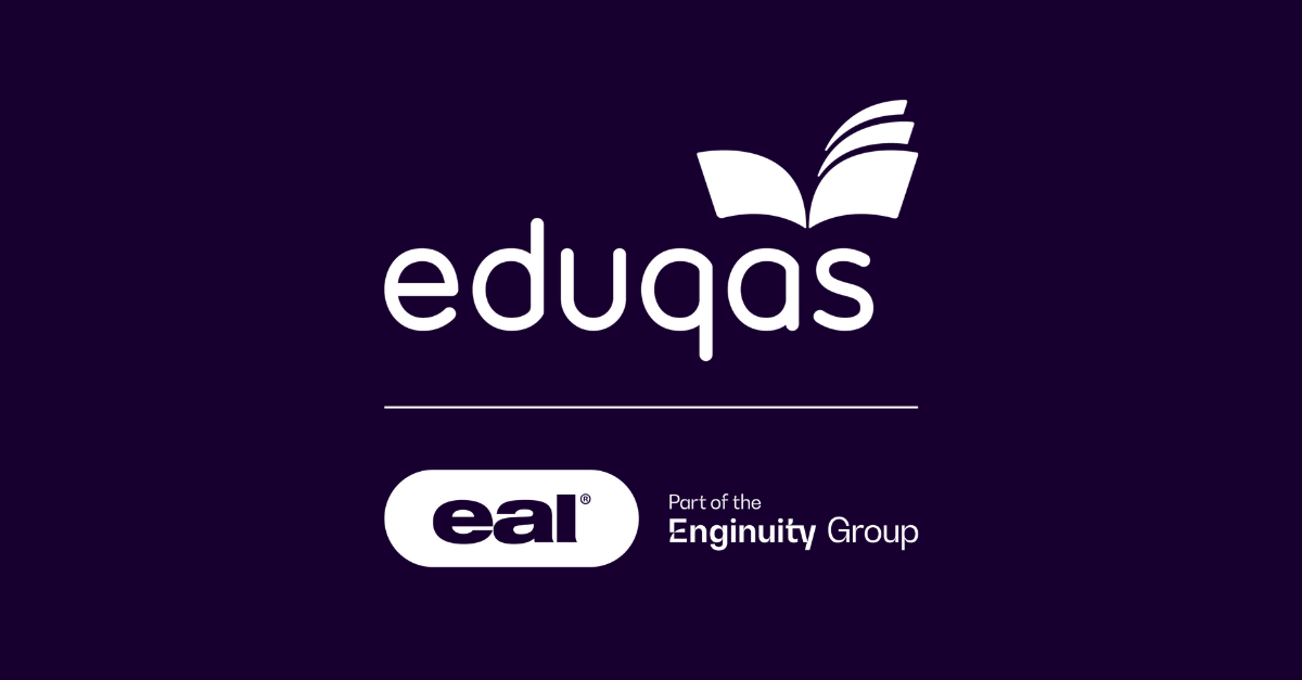 Eduqas and EAL logos