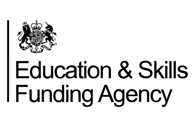 UK Government logo of Education & Skills Funding Agency.