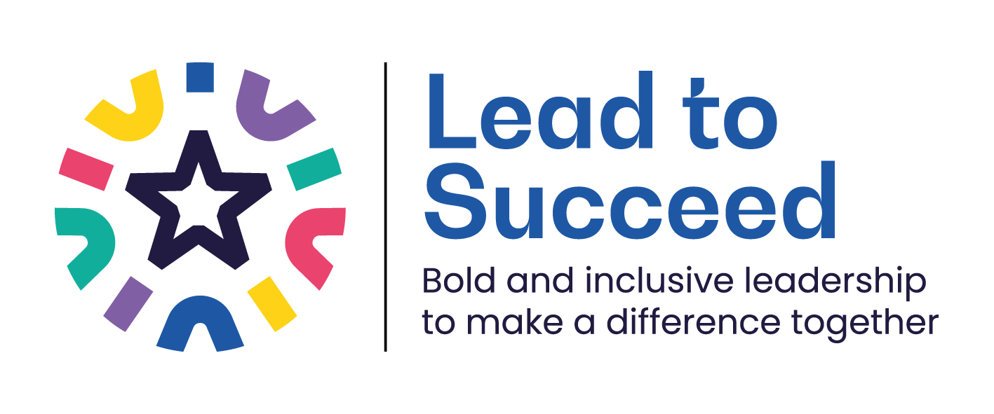 Colourful logo of the Lead to Succeed programme