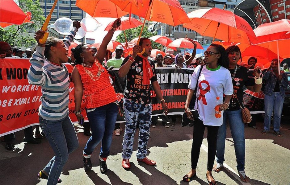 Kenya Sex Workers Alliance Protest in Nairobi