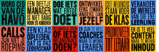 Slogans campagne lerarenopleidingen