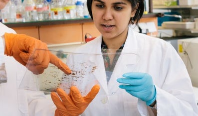 Woman in lab