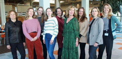 The team of student psychologists working at VU Amsterdam.