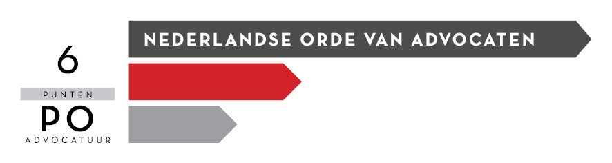 Logo Nederlandse Orde van Advocaten (NOvA) 6 PO punten