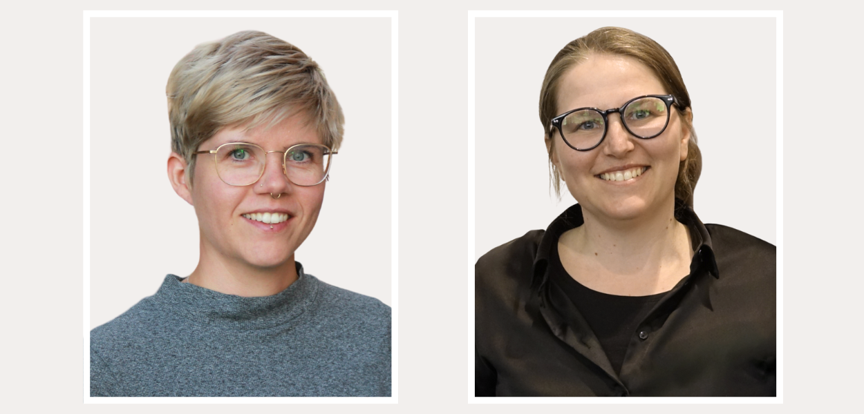 Portretfoto's van Marina Friedrich en Smiddy Nieuwenhuis.