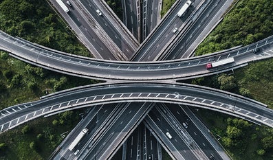 Junction of highways