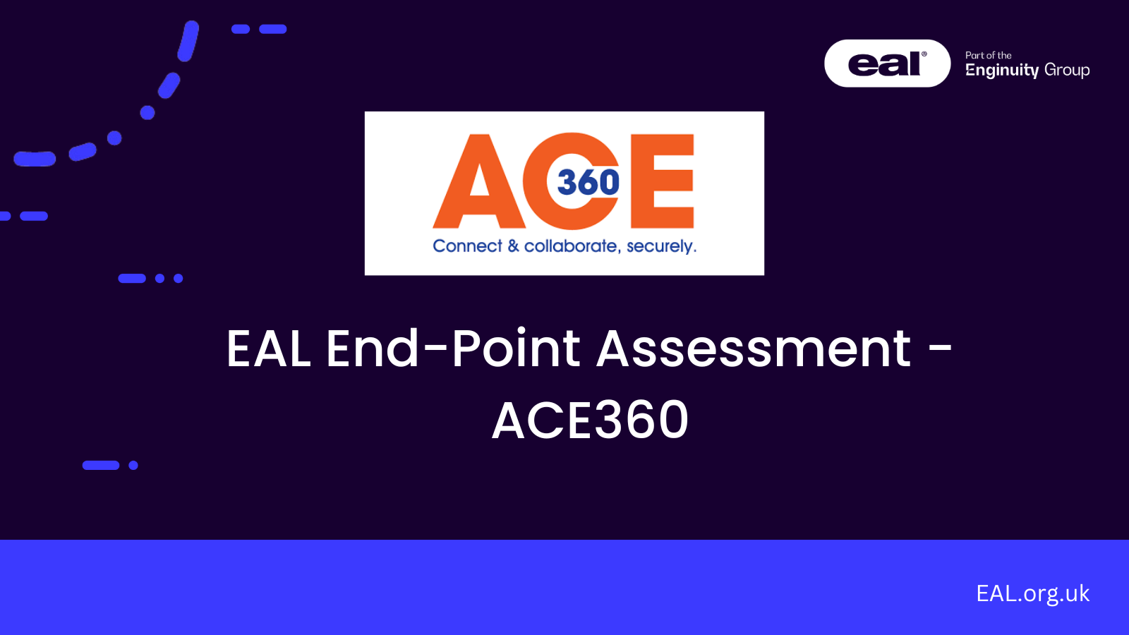 PowerPoint slide showing the Ace360 logo