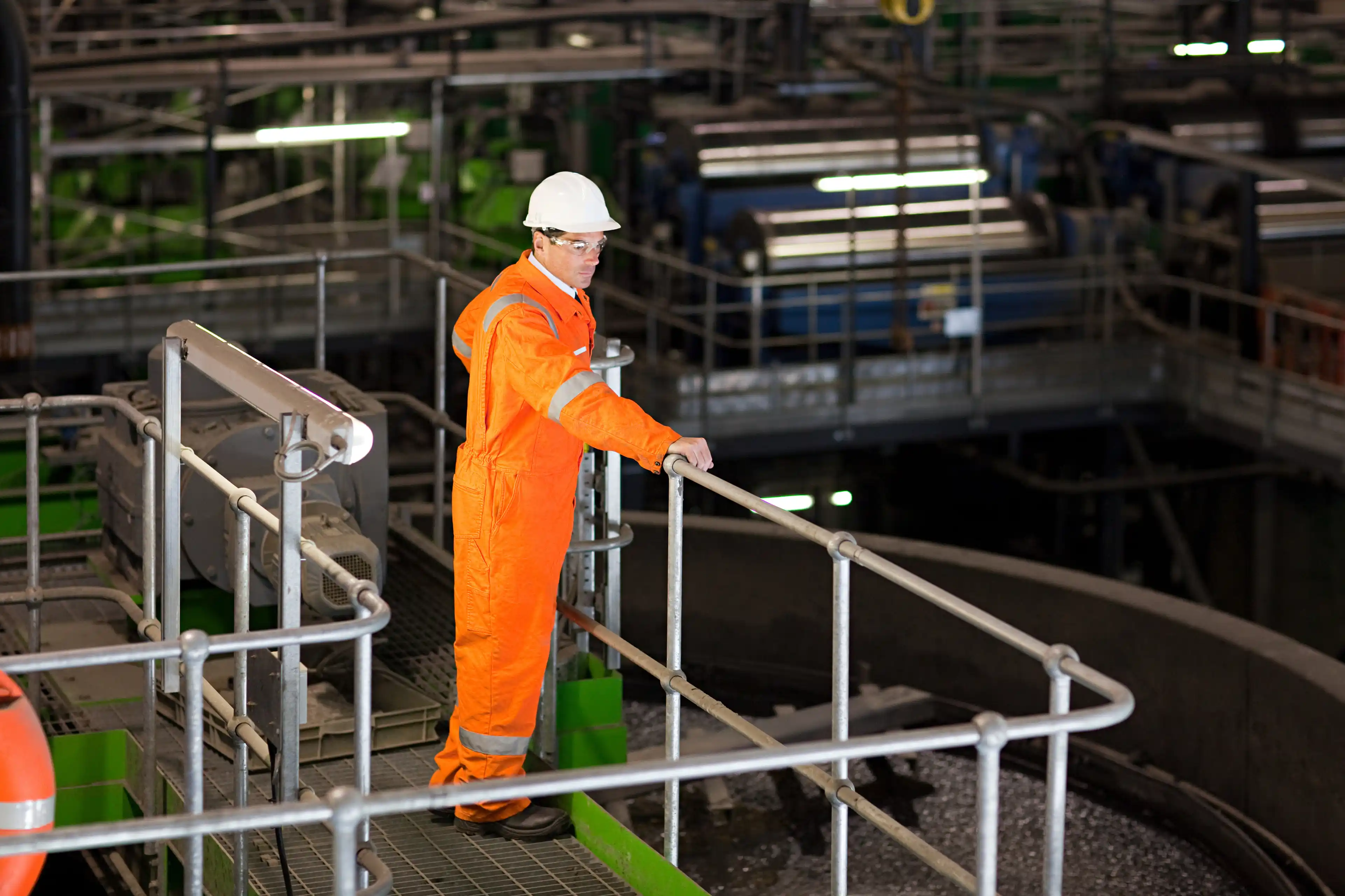 Engineer in factory