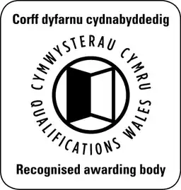 CYMWYSTERAU CYMRU Wales Qualification Logo Black