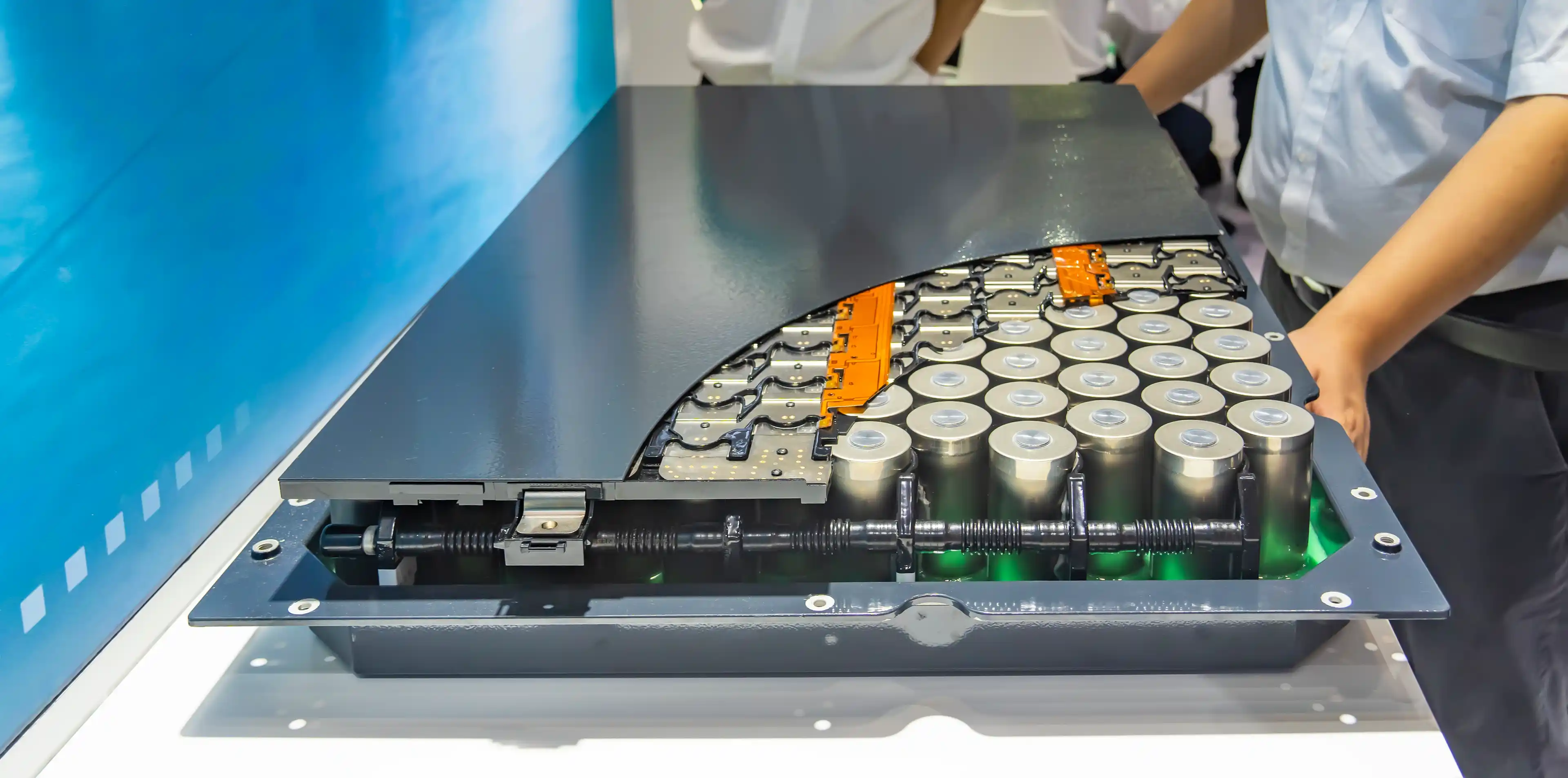 Battery Manufacturing in process