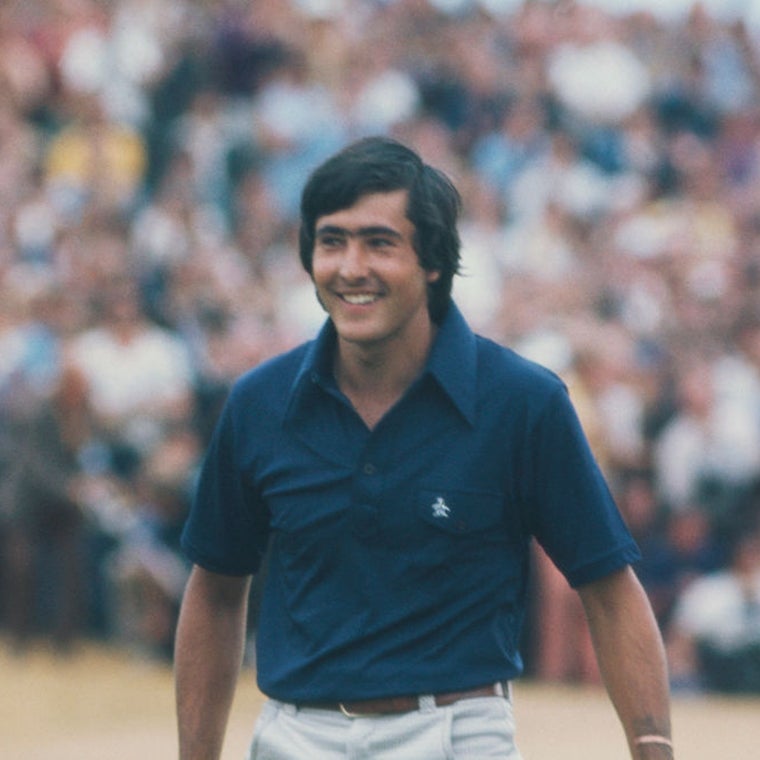 A smiling Seve Ballesteros at Royal Birkdale in 1976